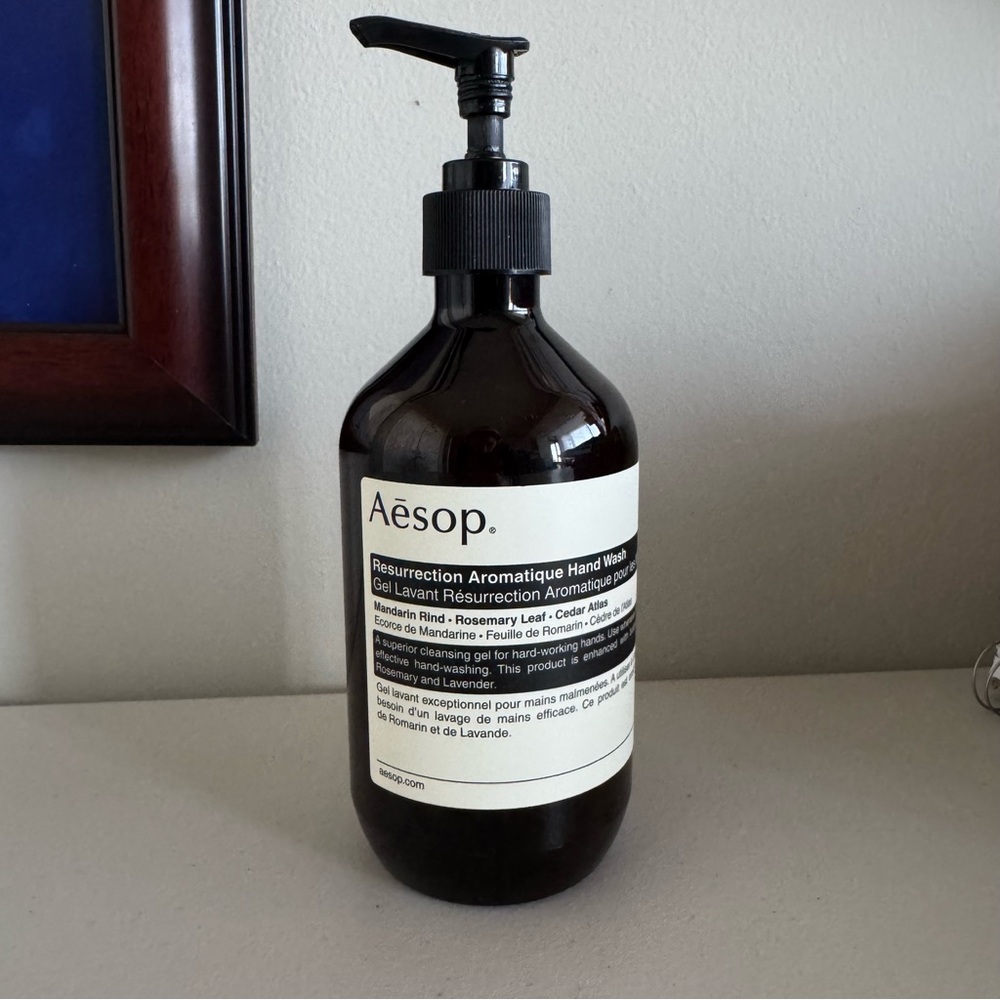 EMPTY Aesop resurrection soap container